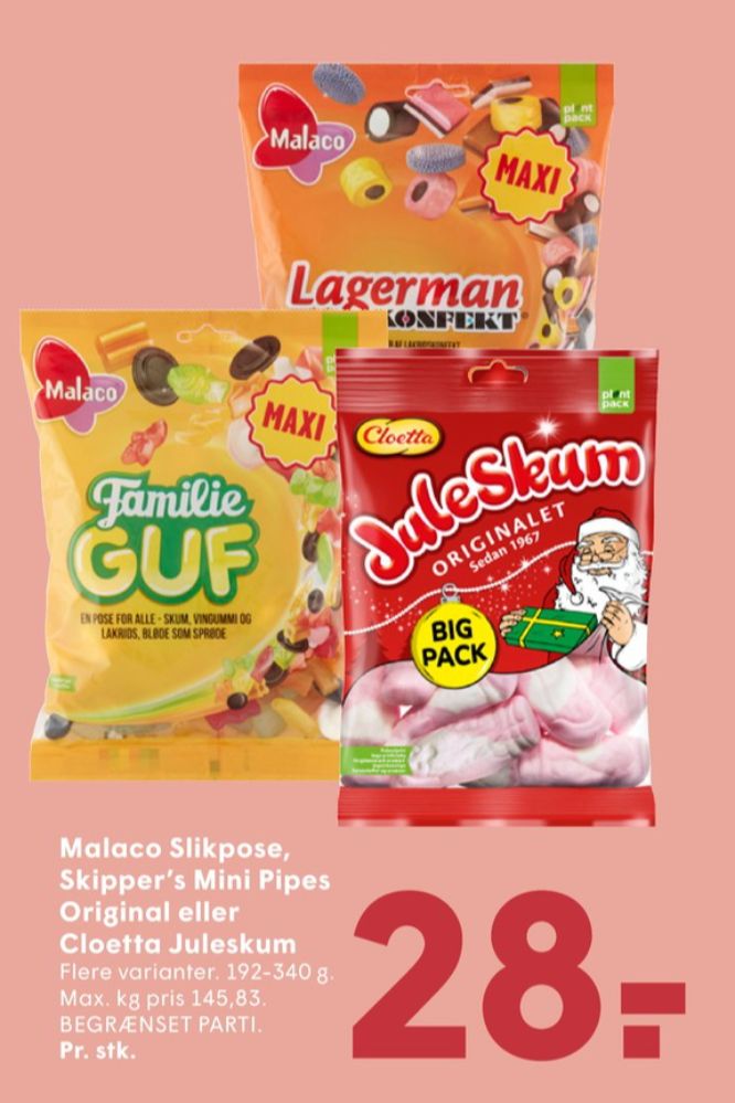 Malaco Familie Guf, Slikposer