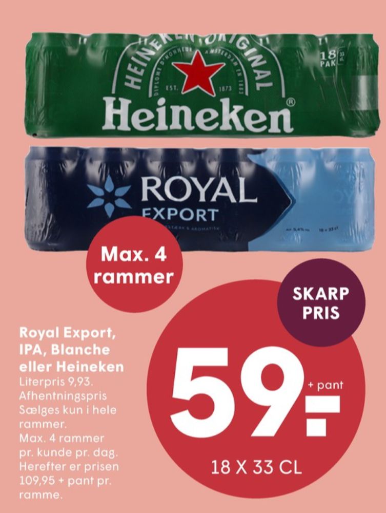 Royal Export, Øl 18 pk.