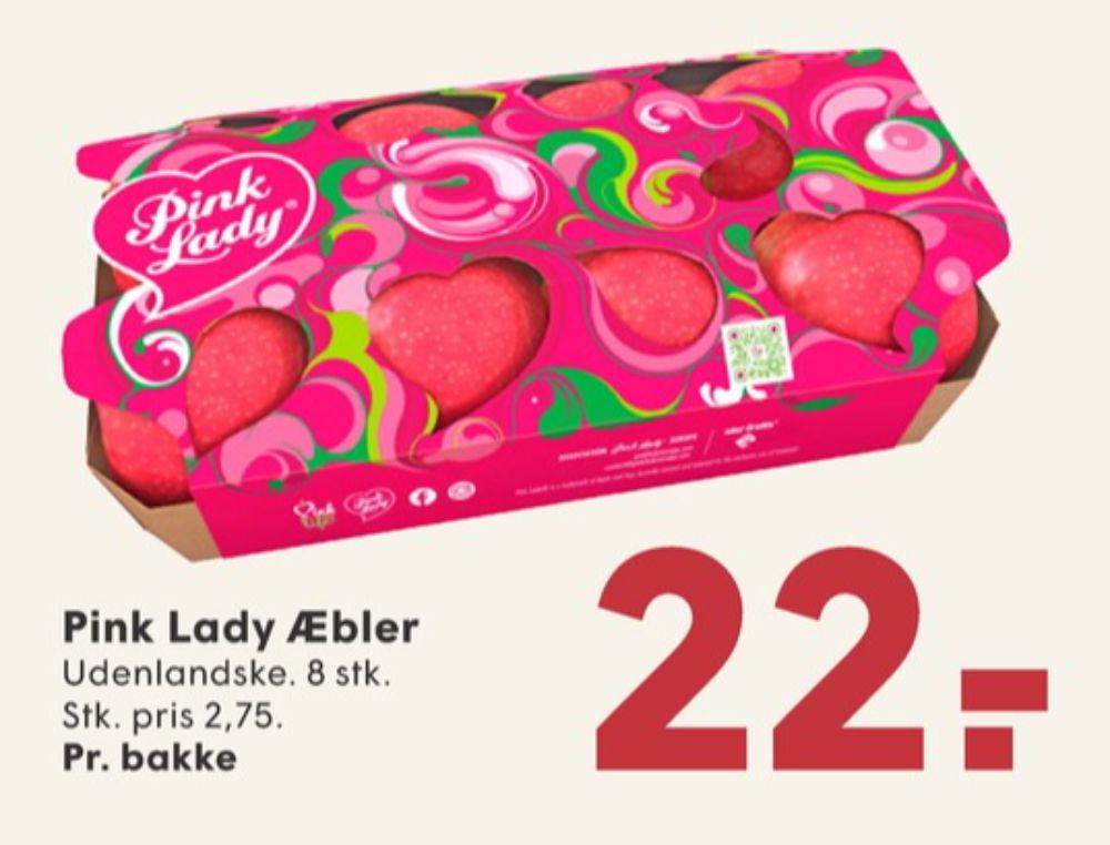 Pink lady, Æbler