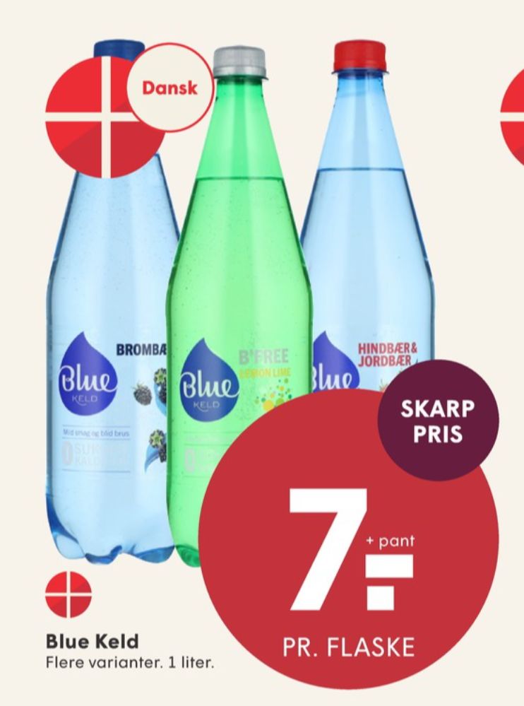 Blue Keld Brombær, Mineralvand med brus og brombær