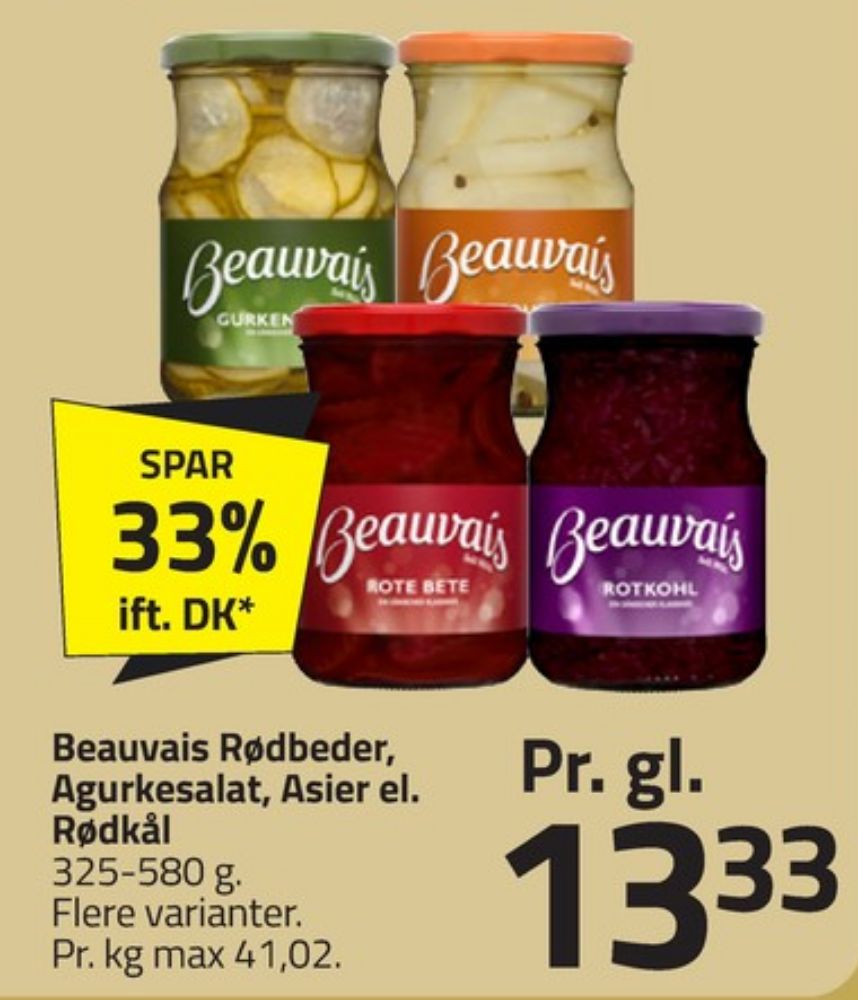 Beauvais, Rødkål-syltet