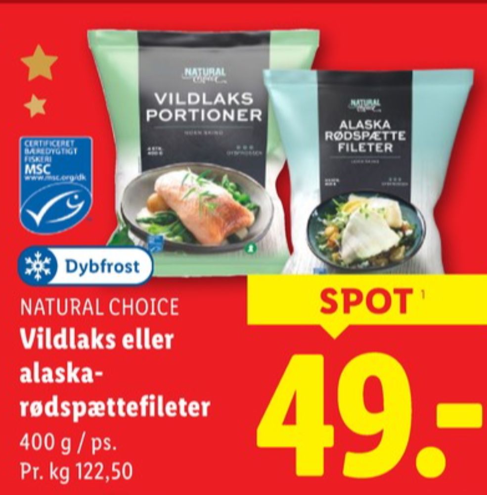 Natural Choice, Lakseportioner