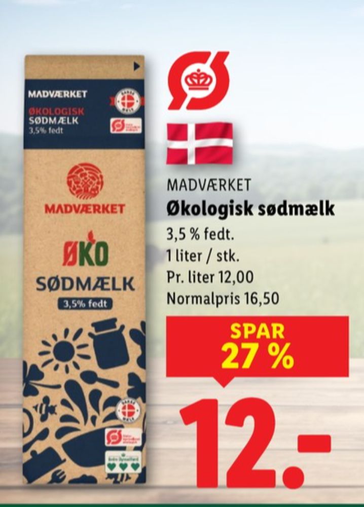 Madværket, Sødmælk