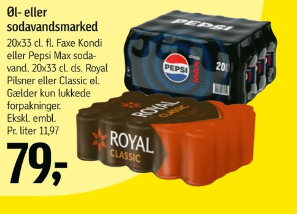 Faxe Kondi, Sportssodavand 20 pk.