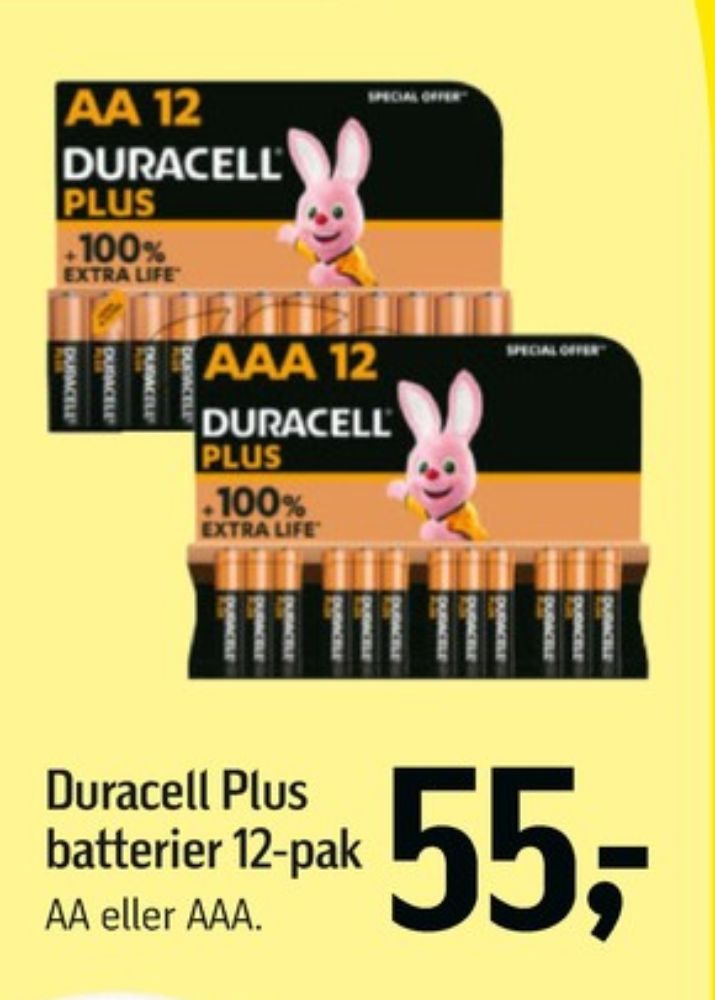 Duracell, Batterier