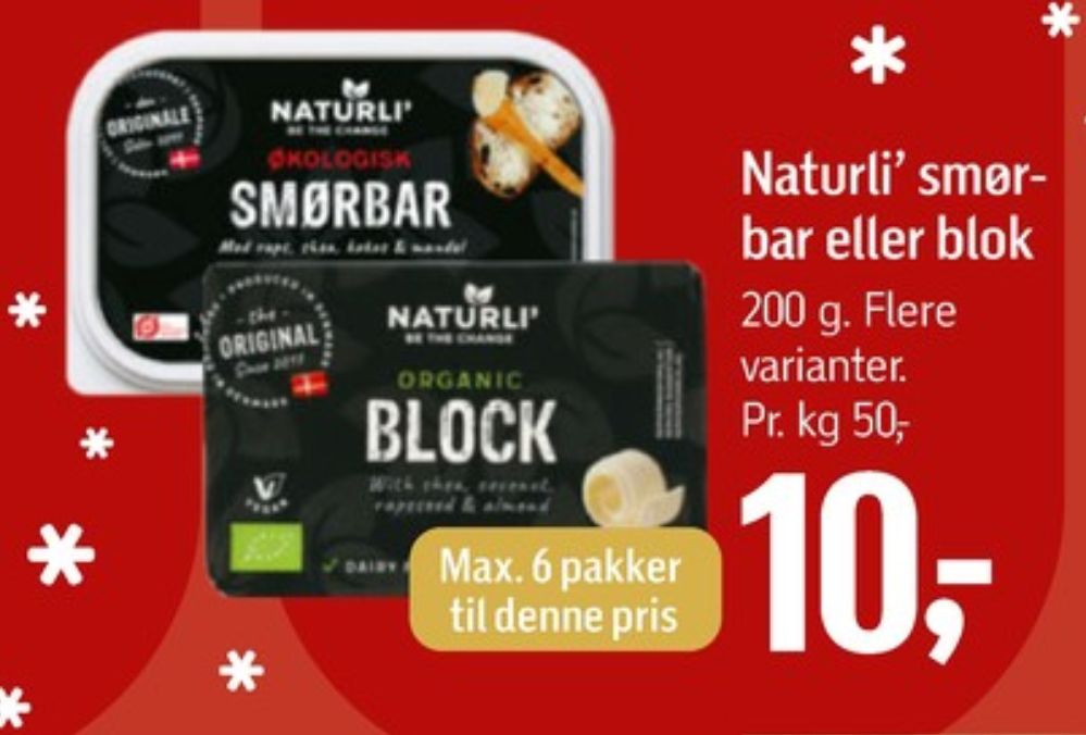 Naturli', Smørbar