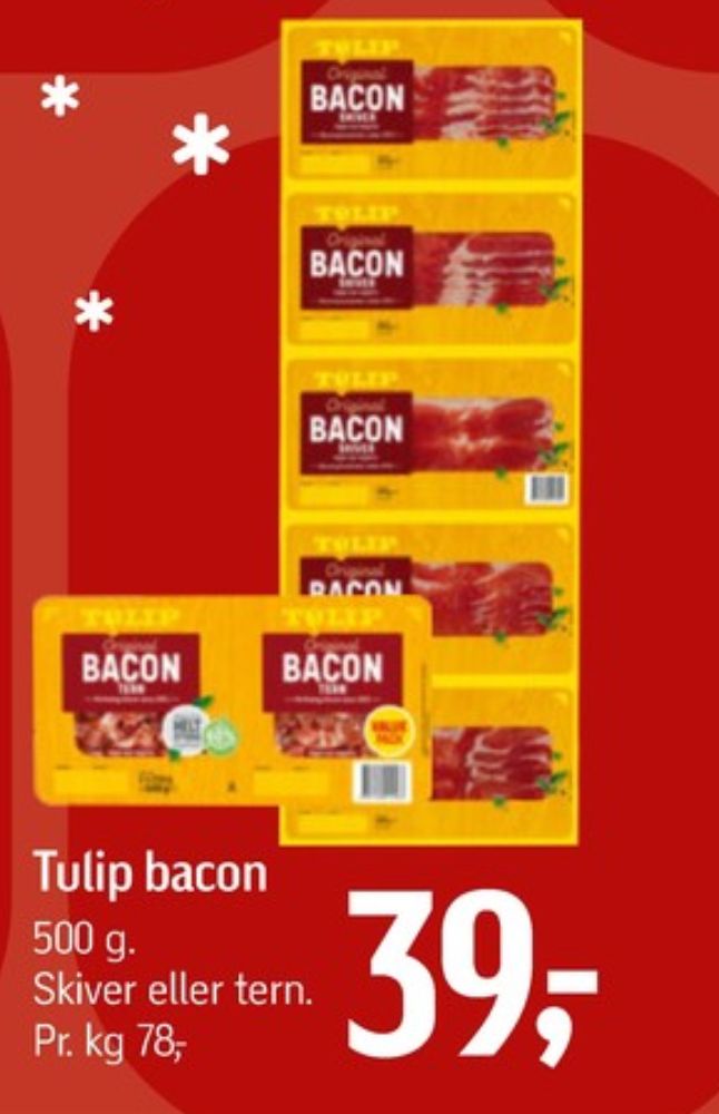 Tulip, Bacontern