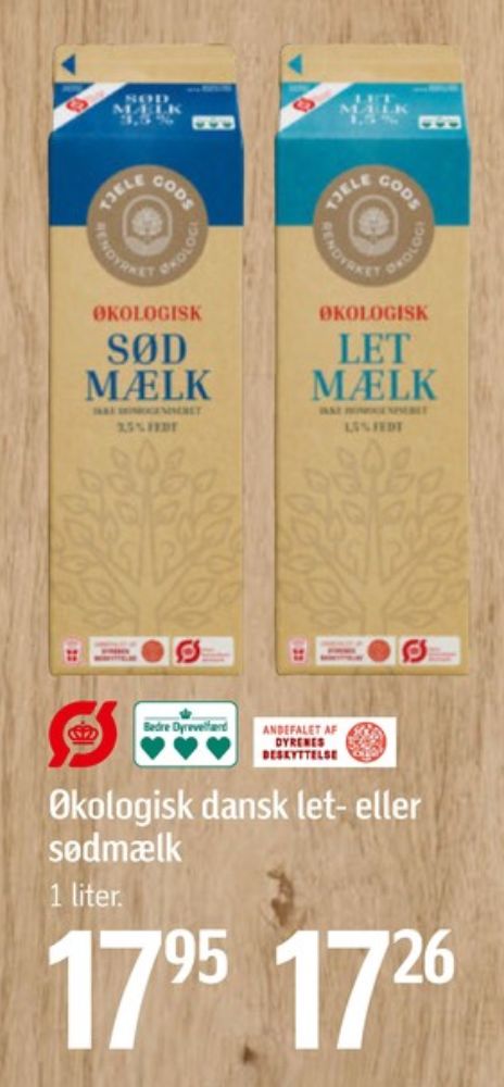 Tjele Gods, Letmælk