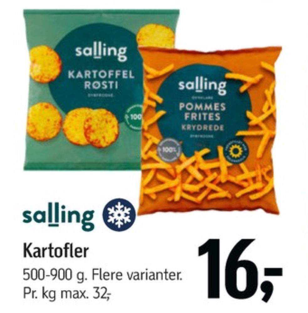 Salling, Pommes Frites Krydrede