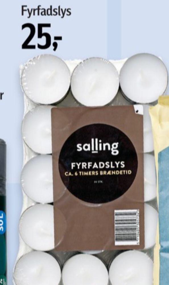 Salling, Fyrfadslys