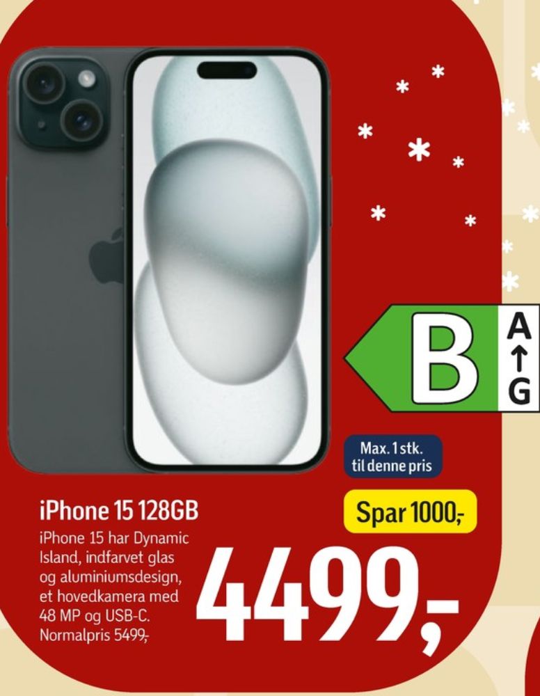 Apple iPhone 15, Mobiltelefon