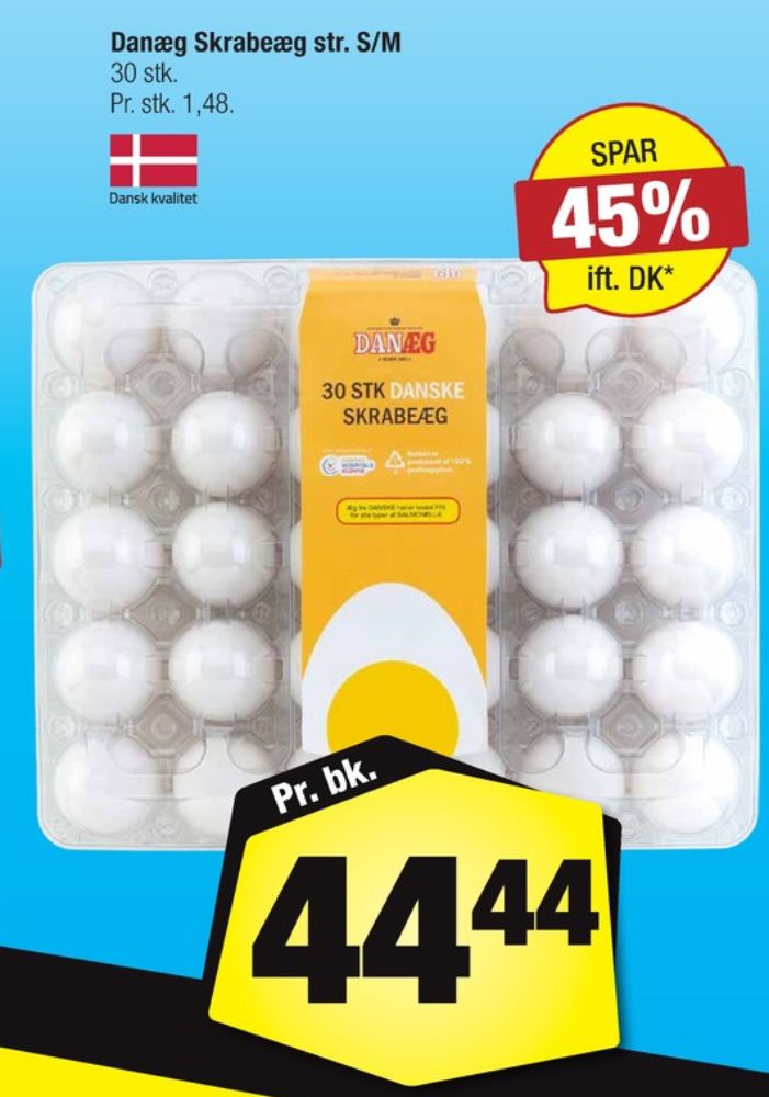 Danæg, Skrabeæg S/M