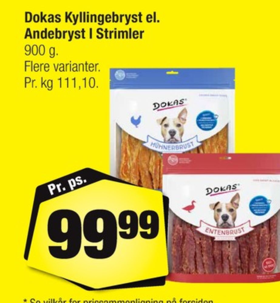 Dokas, Hundesnacks
