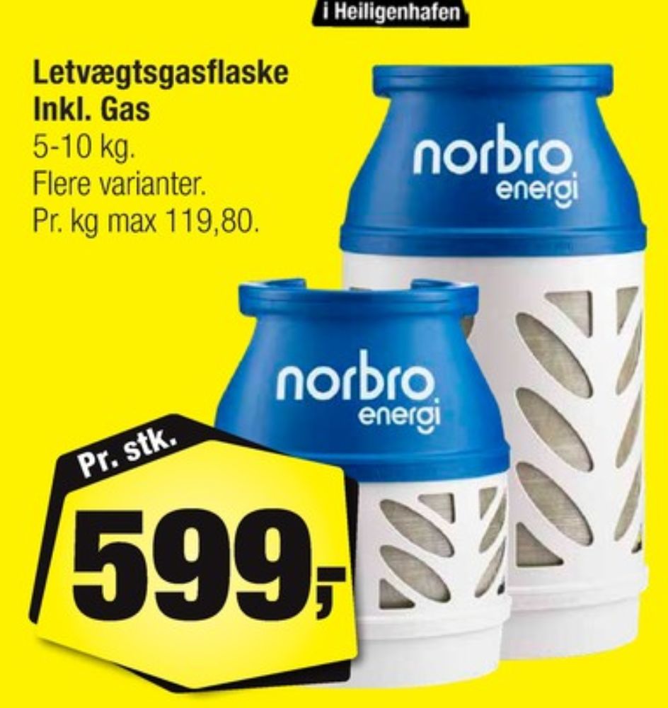 Norbro, Gasflaske