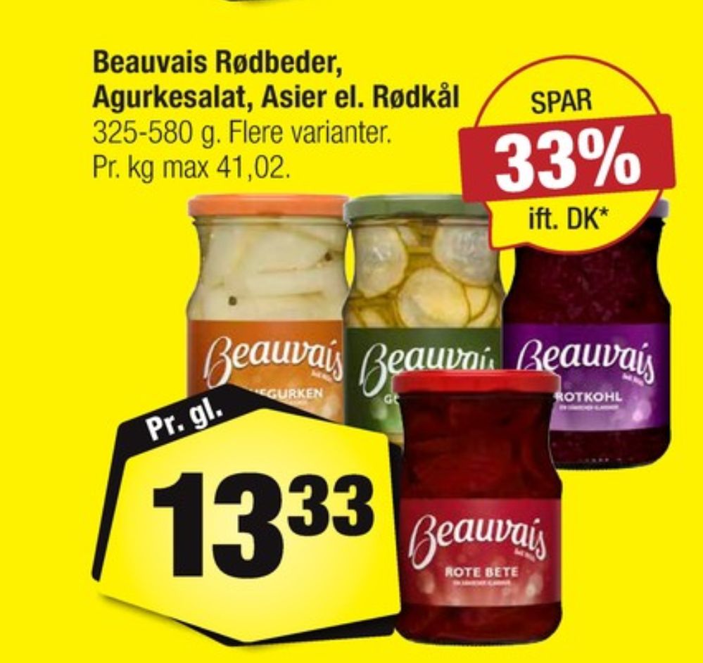 Beauvais, Rødkål-syltet