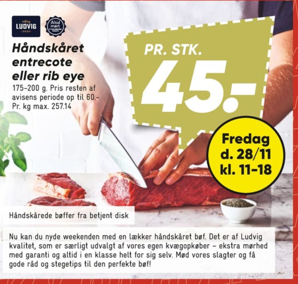 Salling Ludvig, Okseentrecotes