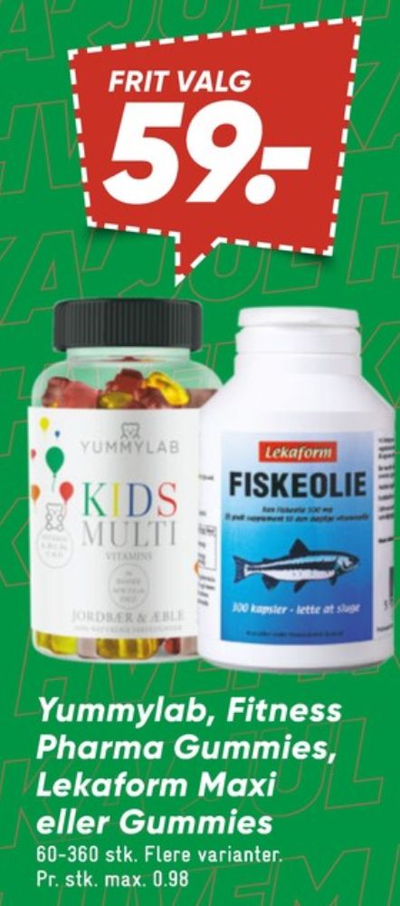 Lekaform, Vitaminer