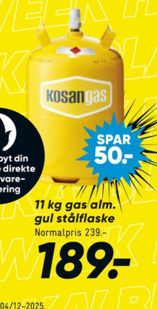 Kosan, Gasflaske