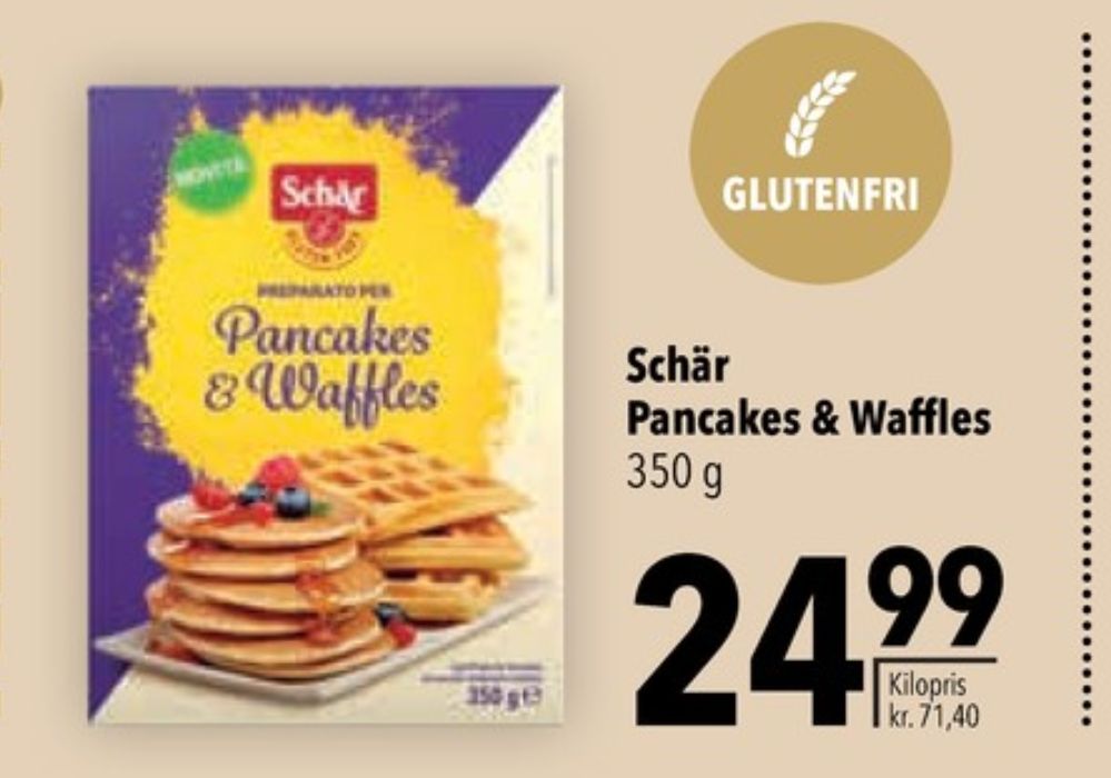 Schär, Pancakes & Waffeln
