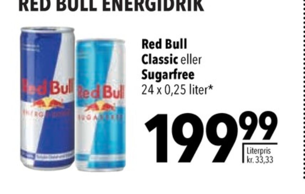 Red Bull Energy, Energidrik 24 pk.