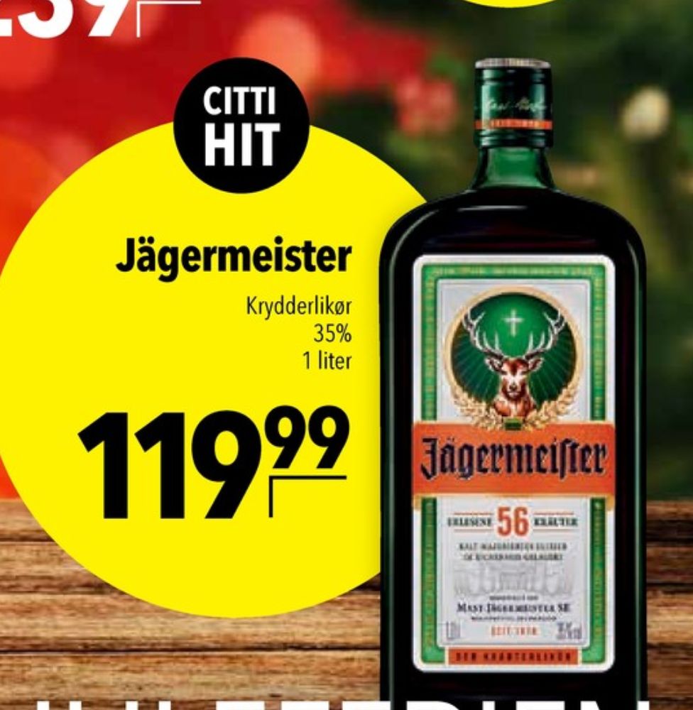 Jägermeister, Bitter