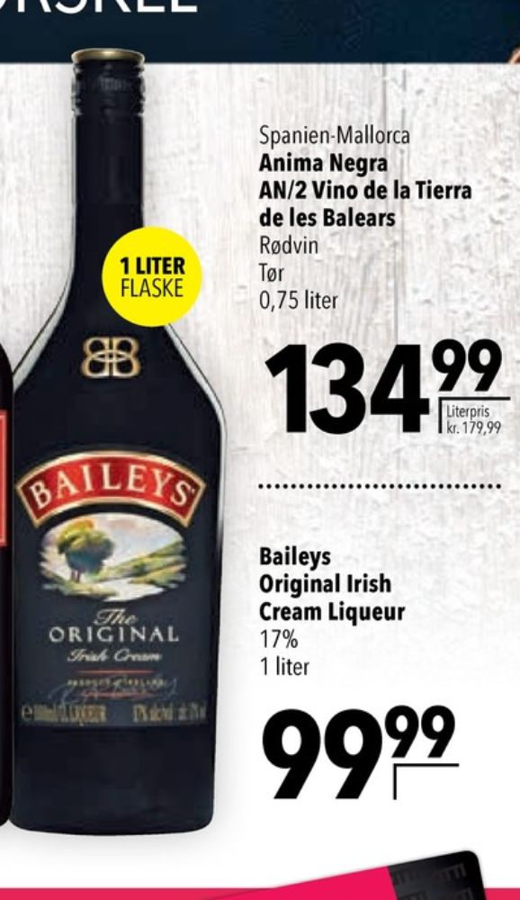 Baileys Original, Likør
