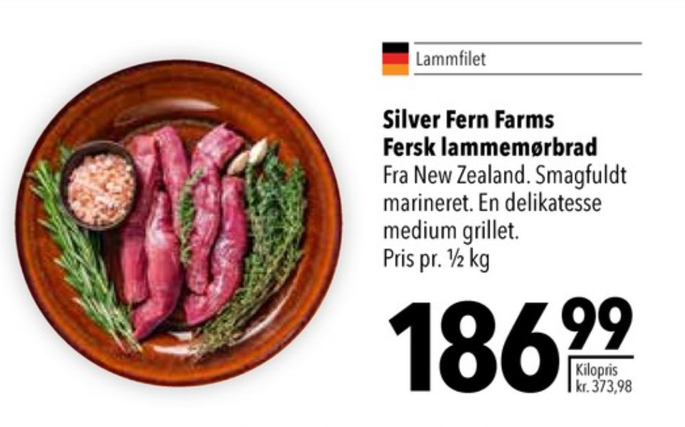 Silver Fern Farms, Lammemørbrad