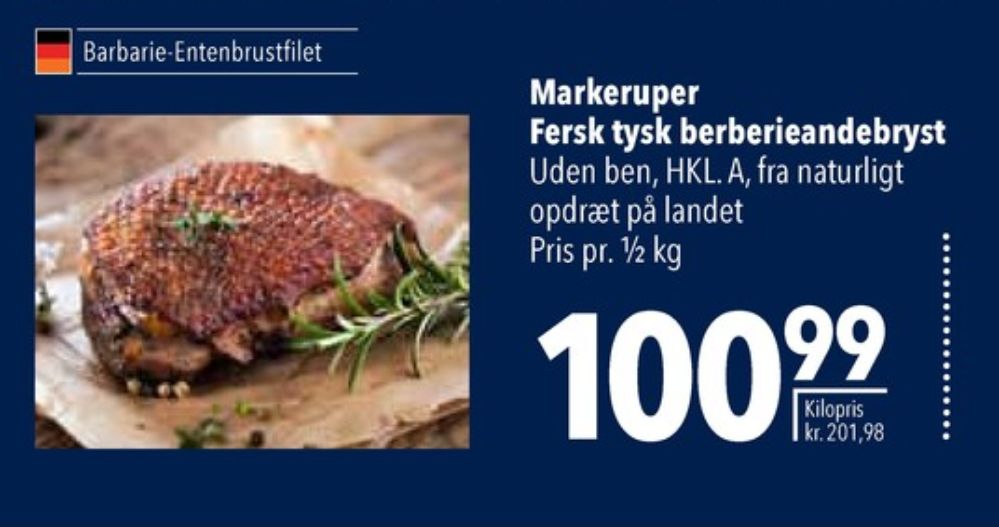 Markeruper, Andebryst