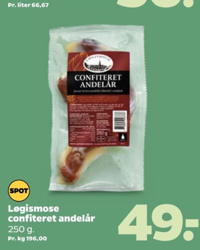 Løgismose, Confiteret andelår