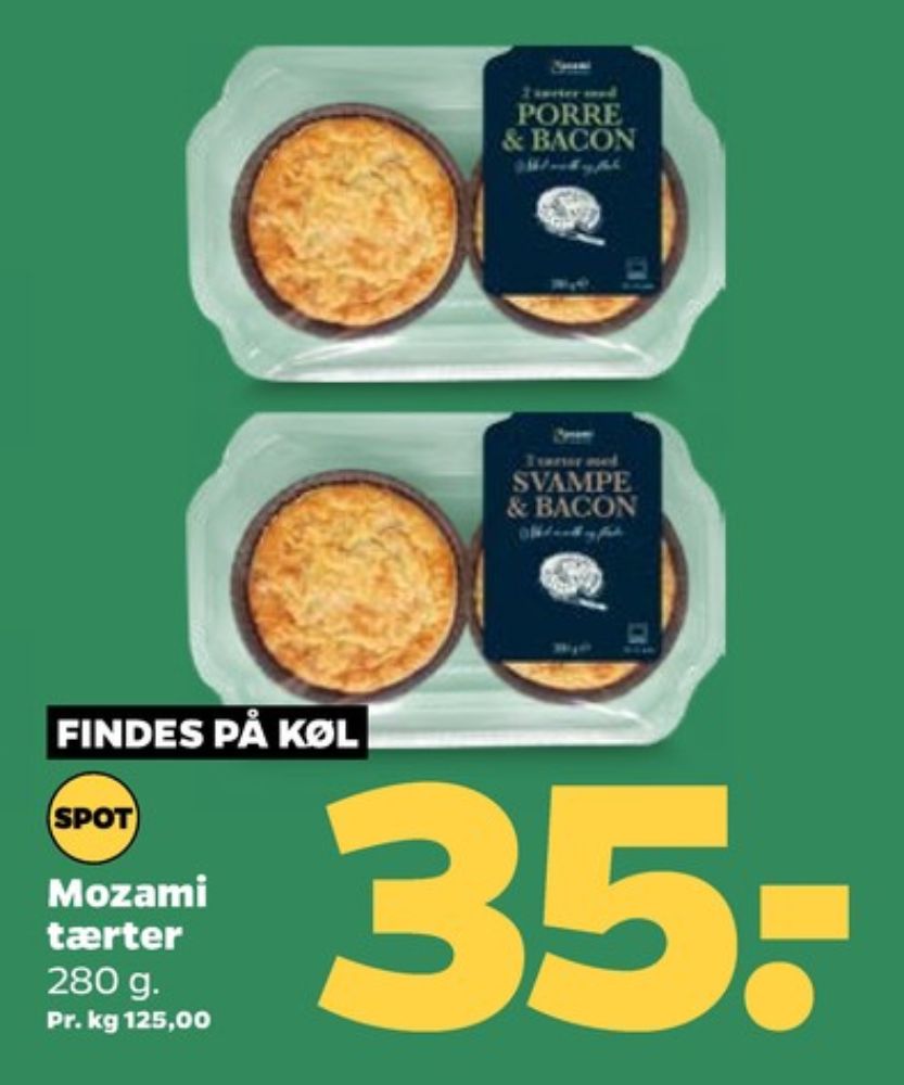 Agnes, Svampe & Bacon Tærte