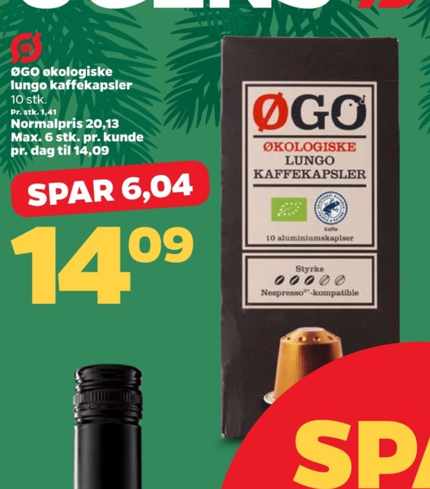 ØGO Lungo, Kaffekapsler