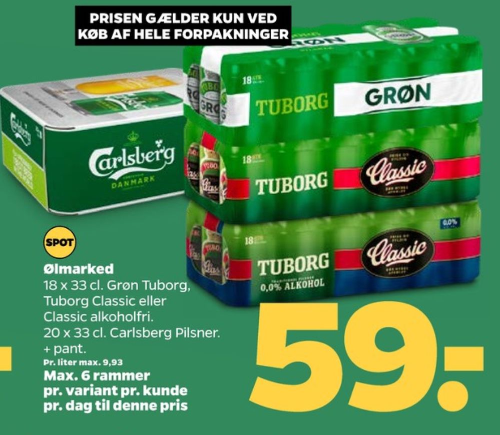 Carlsberg Pilsner, Øl 20 pk.
