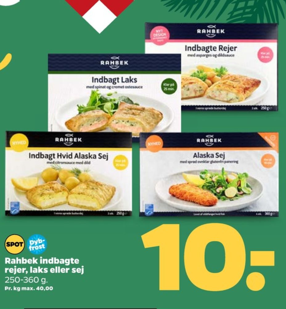 Rahbek, Indbagte Rejer med Asparges og Dildsauce