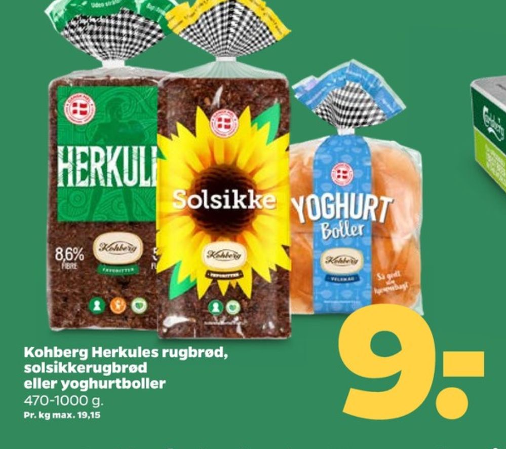 Kohberg Herkules, Rugbrødsskiver