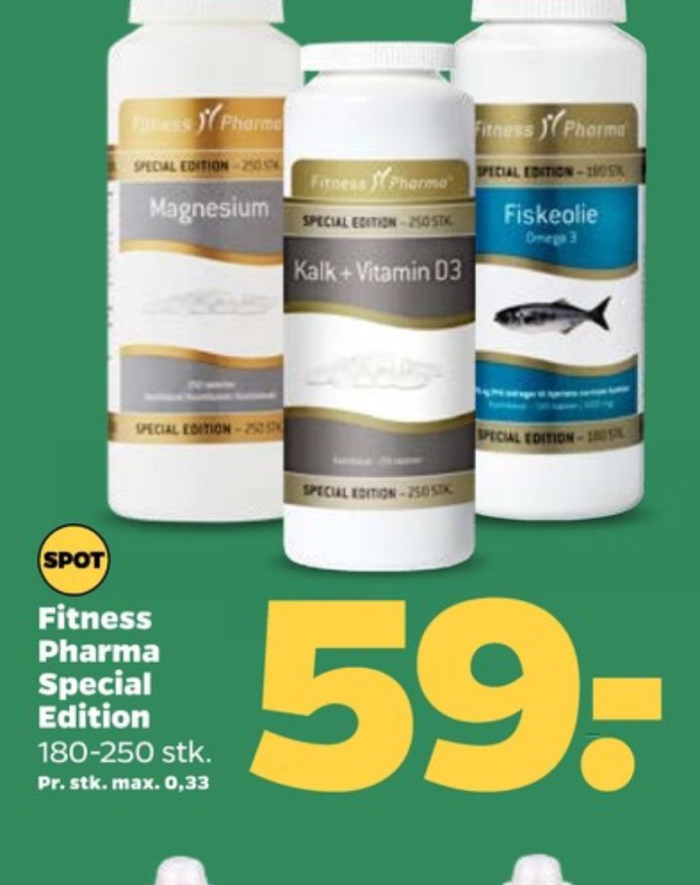 Fitness Pharma, Mineraler