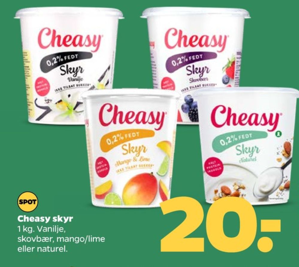 Cheasy, Mango & Lime Skyr 