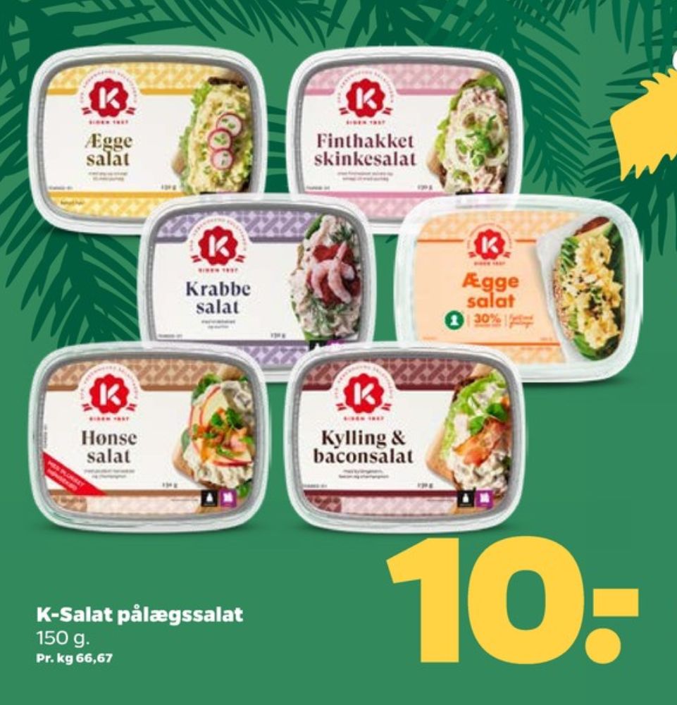 K-salat, Kylling & Baconsalat