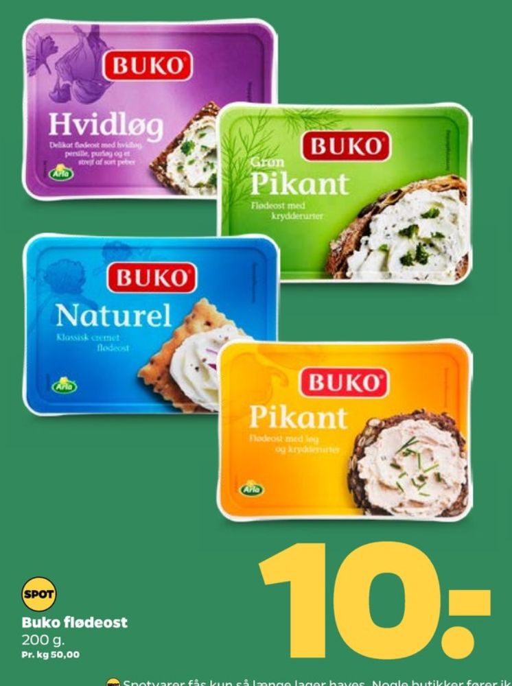 Buko, Flødeost Naturel