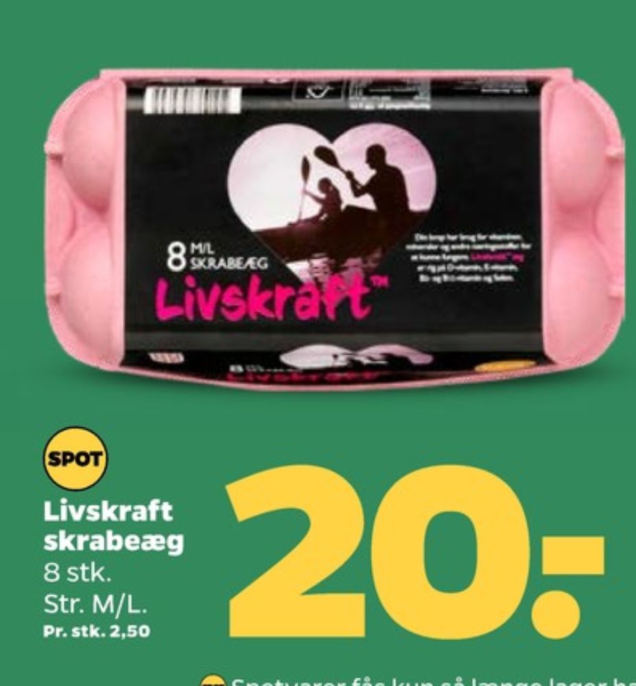 Livskraft, Skrabeæg M/L