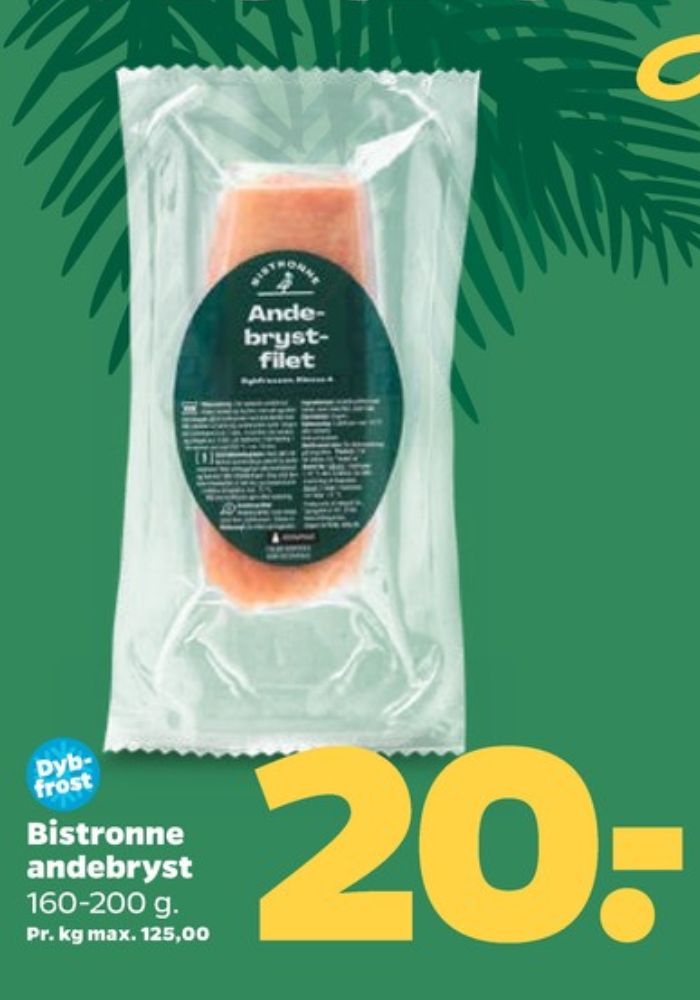 Bistronne, Andebryst