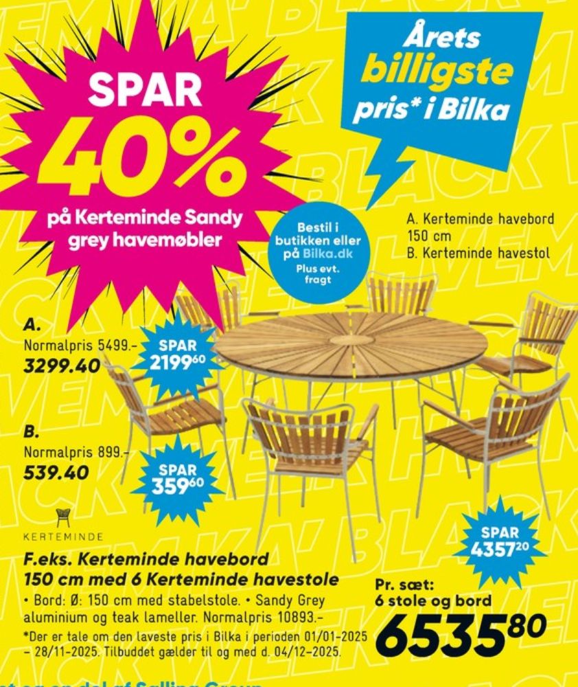 Kerteminde, Havemøbelsæt