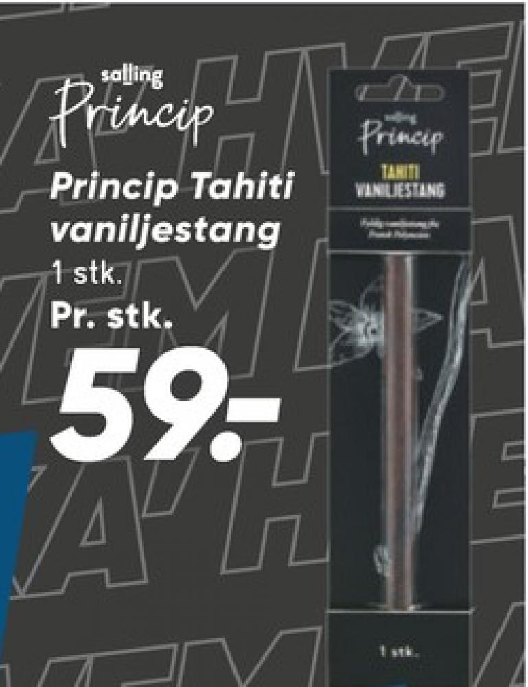 Salling Princip, Vaniljestang