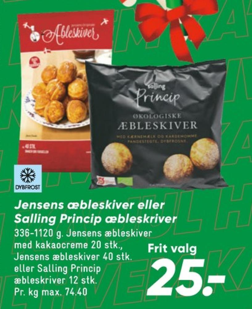 Salling Princip, Æbleskiver