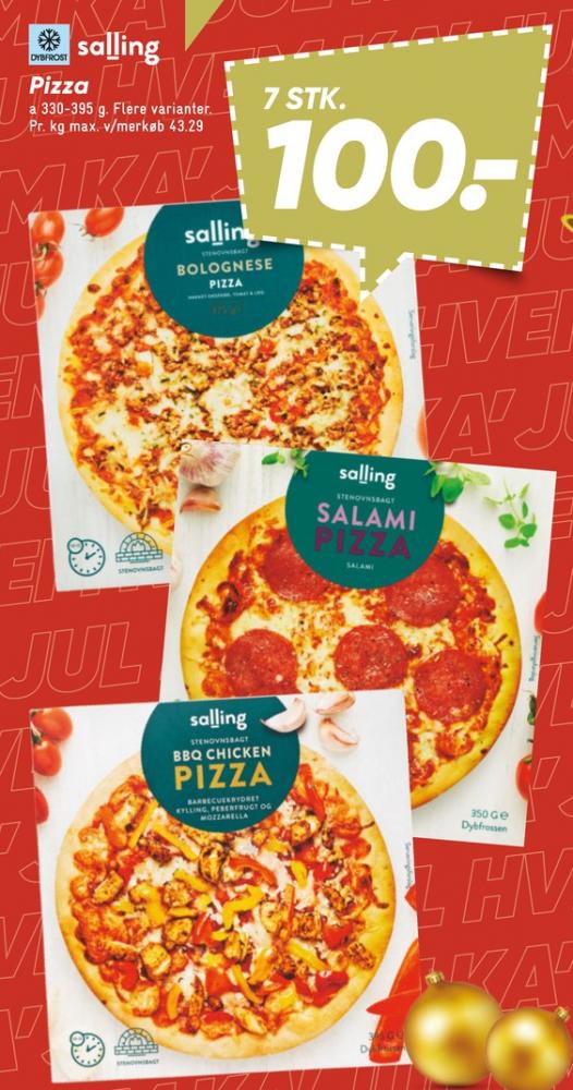 Salling, BBQ Chicken Pizza