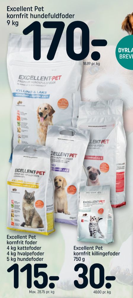 Excellent Pet, Hundefoder