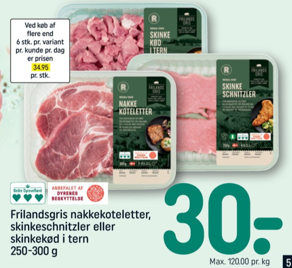 Rema 1000, Skinketern