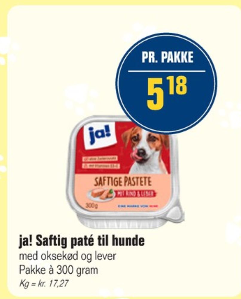 ja!, Hundefoder