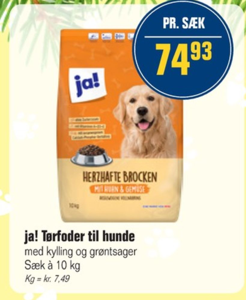 ja!, Hundefoder