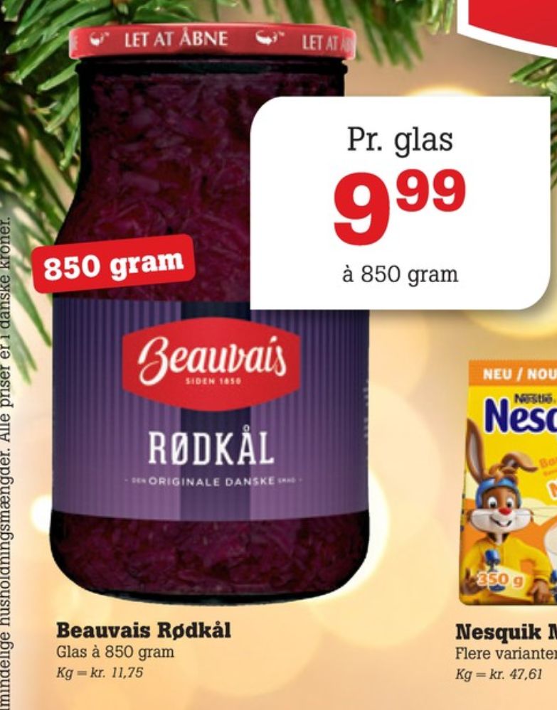 Beauvais, Rødkål-syltet