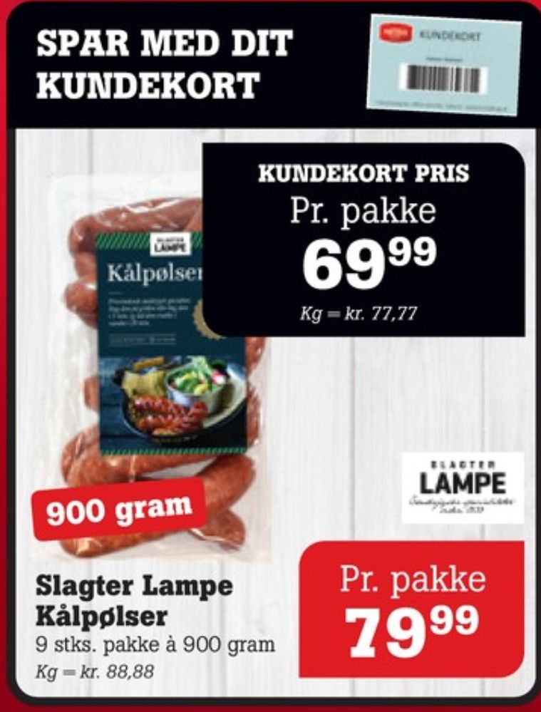 Slagter Lampe, Kålpølser
